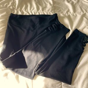 Mono B cropped black leggings